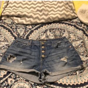 Express jean shorts